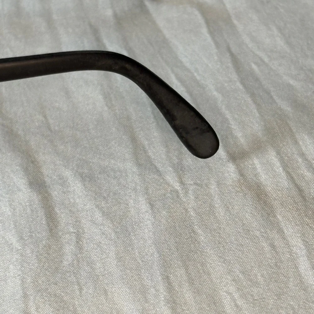 Vintage 80s Bugle Boy Sunglasses * frames only Black Purple Round  Taiwan